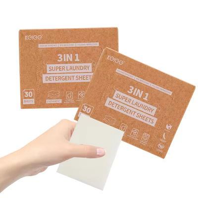 Хорошая цена Eco-Friendly Biodegradable Laundry Detergent Strips Laundry Sheet  онлайн