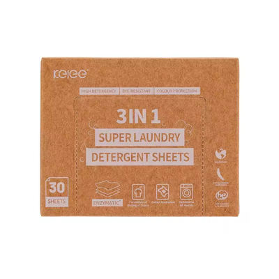 Хорошая цена Natural Detergent Detergent Sheet Laundry 3 in 1 Lightweight Liquidless Fresh Scent онлайн