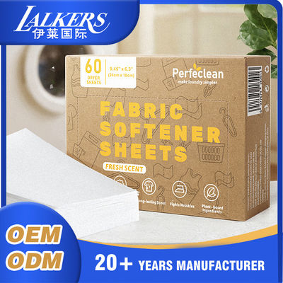 Хорошая цена OEM Lalkers Стиральная ткань Умягчающие листы Уменьшают жесткость Стиральные листы онлайн