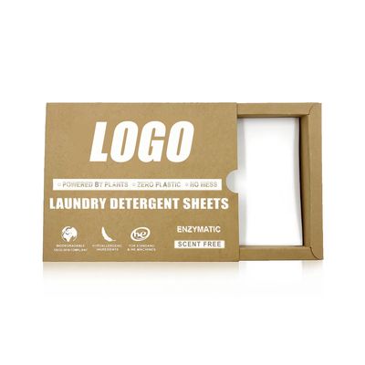 Безжидкие натуральные экологичные листы для глубокой очистки белья без пластика