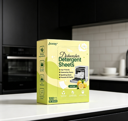 Хорошая цена Биоразлагаемые листы для мытья посуды с растительным ПАВ в упаковке без пластика online